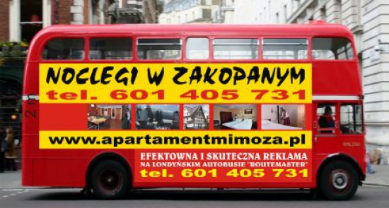 Czerwony Piętrowy Londyński Autobus 