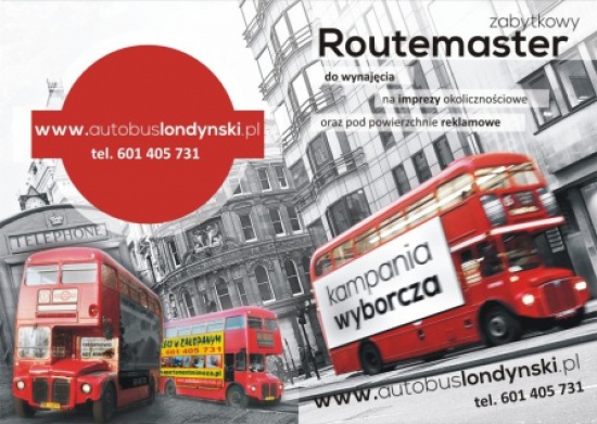 Wyborczy Piętrowy Londyński Autobus