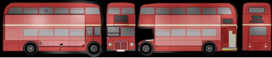 PiętrowyAutobus Londyński Reklama 