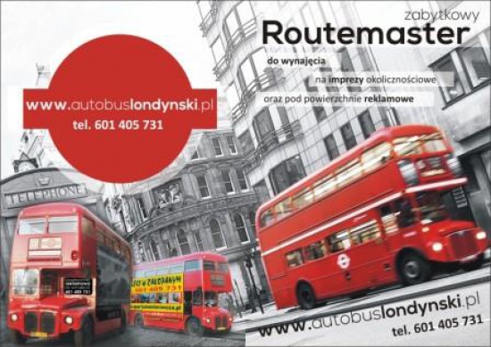 Piętrowy Czerwony Autobus 