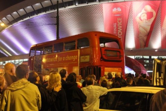 Londyński Piętrowy Autobus Eventy Reklama 