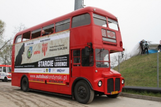 Londyński Autobus Reklama Wynajmę