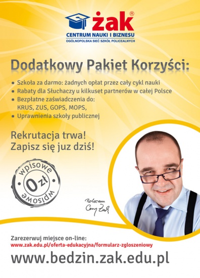 Dajemy GWARANCJĘ DARMOWEJ nauki! Zapisz się on line