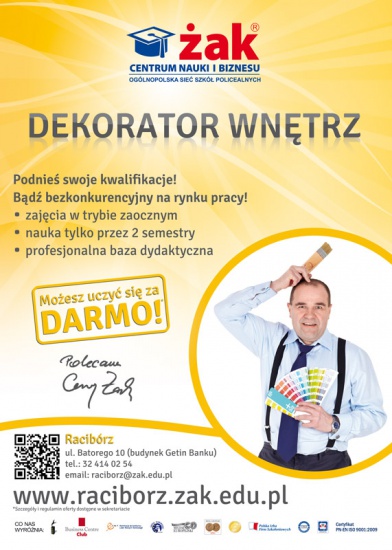 Dekorator wnętrz w 2 semestry!