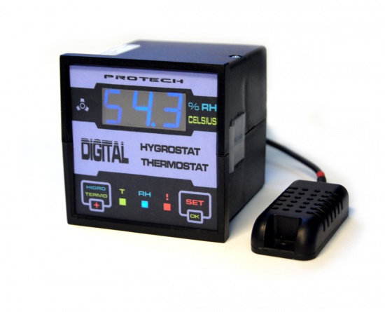 Higrostat / termostat z cyfrowym czujnikiem