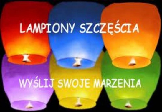 Latające Lampiony Szczęścia XXL wesele Lampion Światełko chińskie