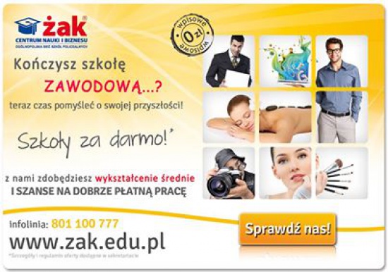 LO dla dorosłych - oferta dla absolwentów ZSZ!