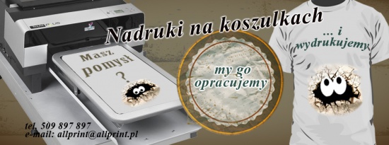 Nadruki na koszulkach bawełnianych DTG