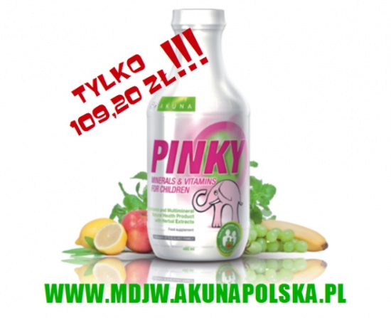 PINKY - Naturalne witaminy dla dzieci od 3 lat