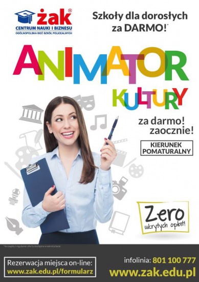 Animator kultury - nowość w Raciborzu!