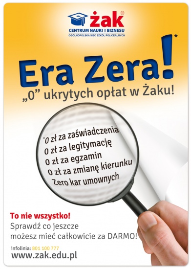 ŻAK - nauka ZA DARMO bez ukrytych opłat!