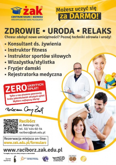 Instruktor fitness  w ŻAK Racibórz!