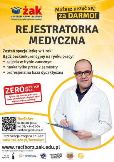 Rejestratorka medyczna w ŻAK Racibórz