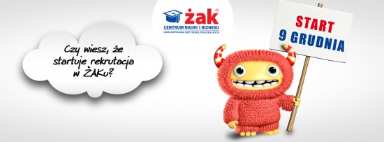 Zimowa rekrutacja w ŻAKU od 9 grudnia!