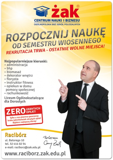 Last minute na semestr wiosenny w ŻAKU!!!