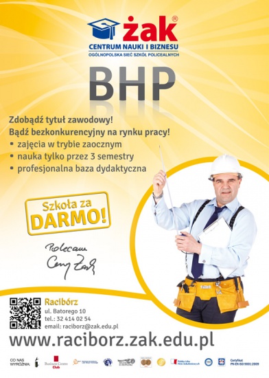 Technik BHP -  nauka ZA DARMO, praca za MILIONY!